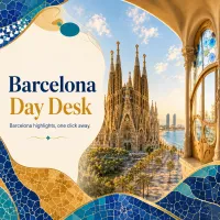 Barcelona Day Desk – Image 1