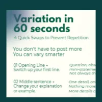 Post Rhythm and Caption Variation  – Image 2