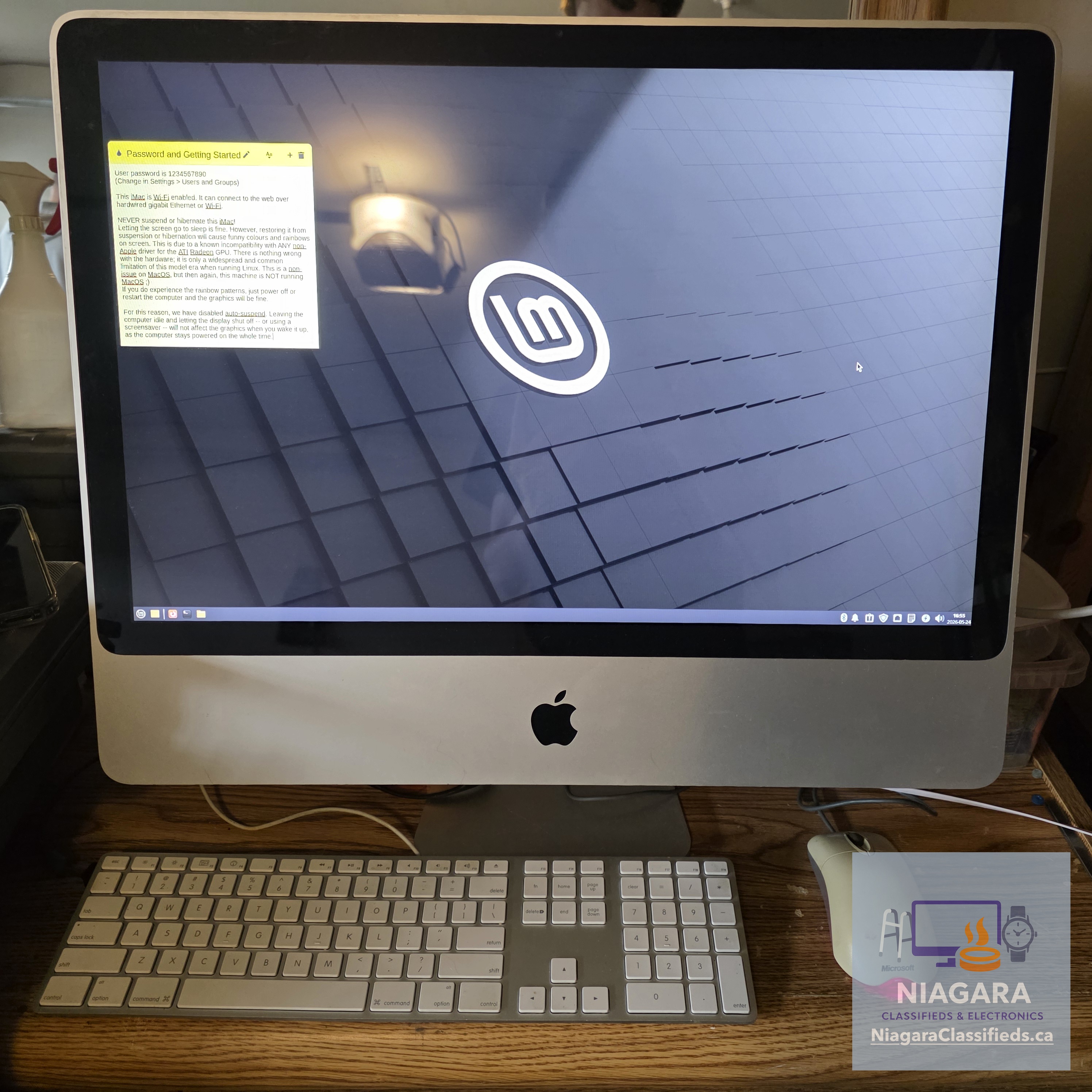 iMac, 24-inch, Early 2008 w/Linux Mint - READY TO USE! – Image 1
