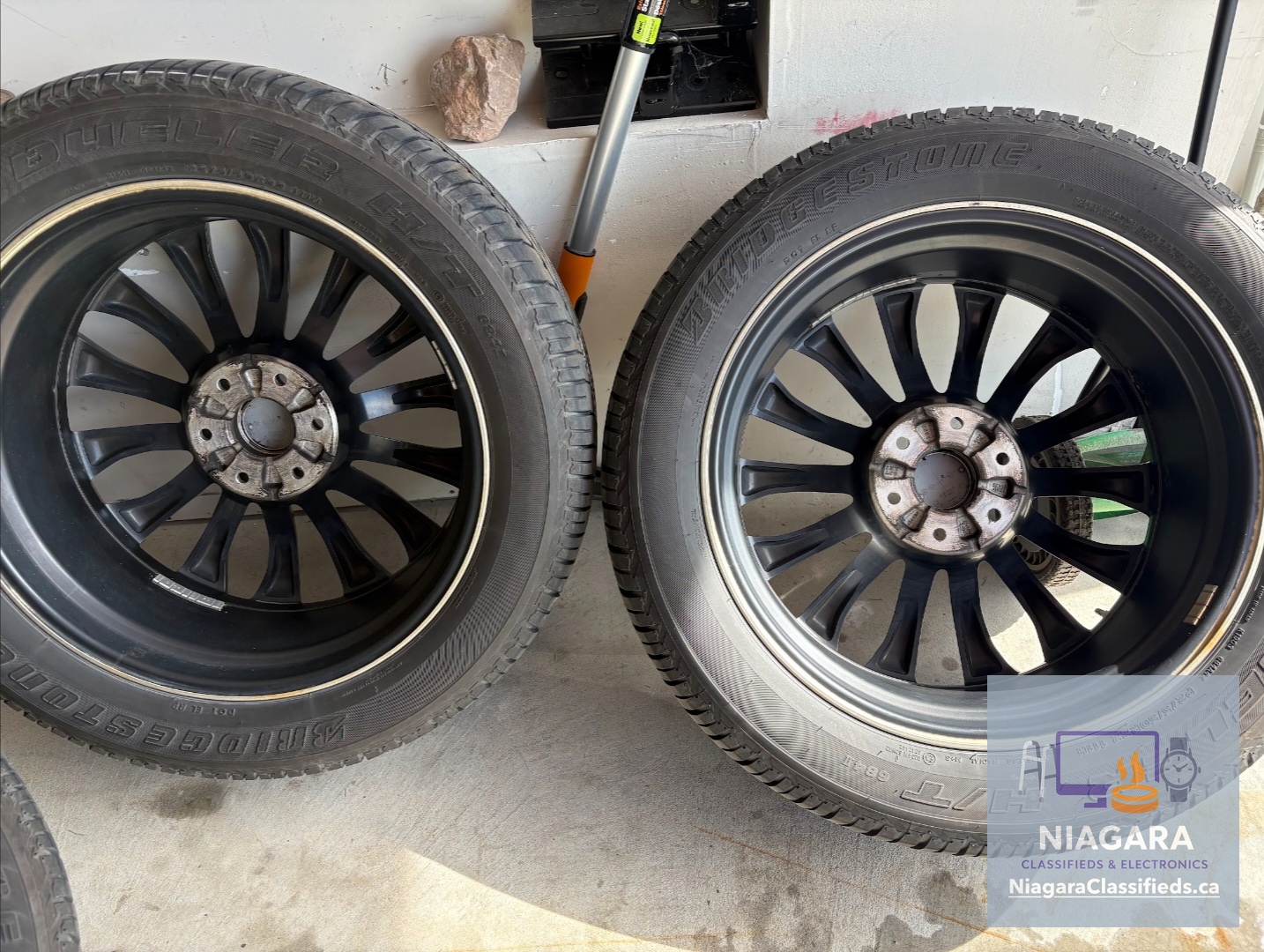 22" OEM Nissan Armada Platinum Wheels & Tires + TPMS + Lugs (Like New!) – Image 5