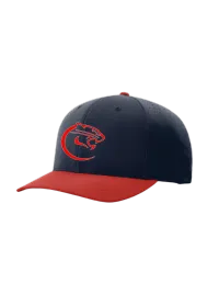 Richardson Laser Perf R-Flex Snapback 632 - Navy_Navy_Red - Classic C- EMB Red – OSFA (SNAPBACK), NO