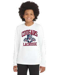 Sport-Tek ® Youth Posi-UV® Pro Long Sleeve Tee. YST420LS - White - Main Logo – YXS, WHITE, NO