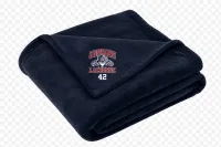 Port Authority ® Oversized Ultra Plush Blanket. BP32 - Deep Navy - Cougar Primary - EMB  – YES (ADD NUMBER $5.00)