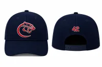 New Era® A-Frame Snapback Cap NE211 - Deep Navy - Classic C-EMB Red – OSFA, YES (ADD $5.00)