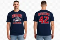 Jerzees® - Dri-Power® 50_50 Cotton_Poly T-Shirt. 29M - J. Navy - Cougars Primary – S, NAVY, YES (ADD $12.00)
