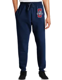 Jerzees® NuBlend® Fleece Jogger 975MP - J Navy - Cougar C Red with White Outline – L, NAVY