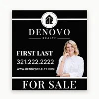 For Sale Sign Panel – Black