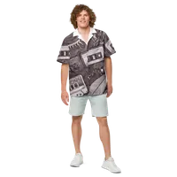 Psychedelic NOIR Button Shirt – Image 7