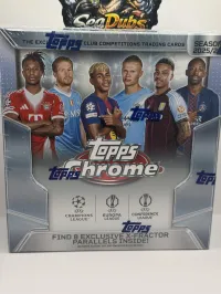 2025 Topps Chrome UAEF Soccer Mega Box – Image 1
