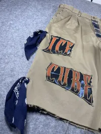 Ice Cube Graphic Shorts ( Khaki ) – Image 5