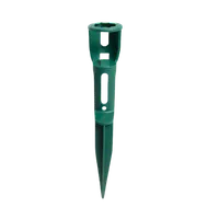 Stakes – 7" Ground Stake Circle Top - Green - 1000 per Case