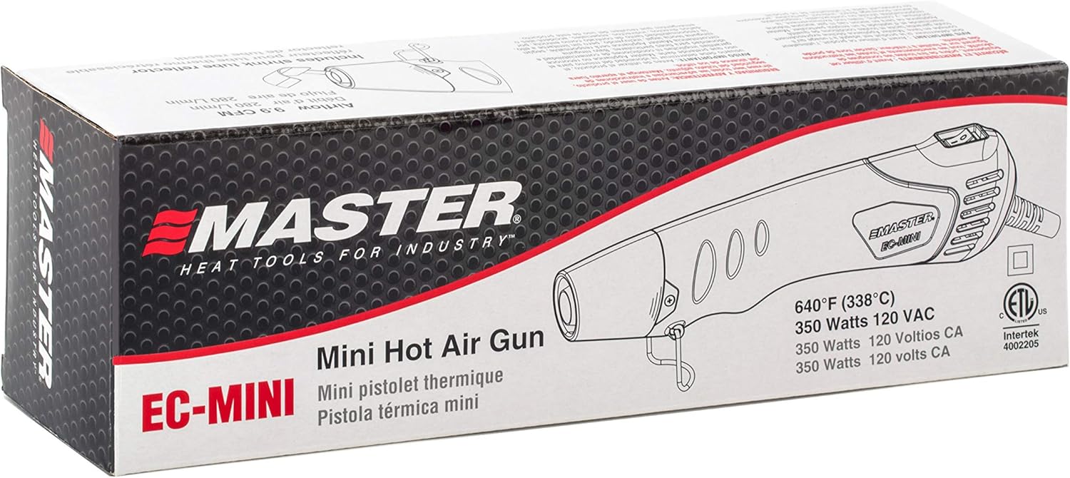 EC-MINI Heat Gun for Crafts, Shrink Wrap, Heat Shrink Tubing, Wire Connectors, Electrical Connectors, Epoxy Resin – Image 4