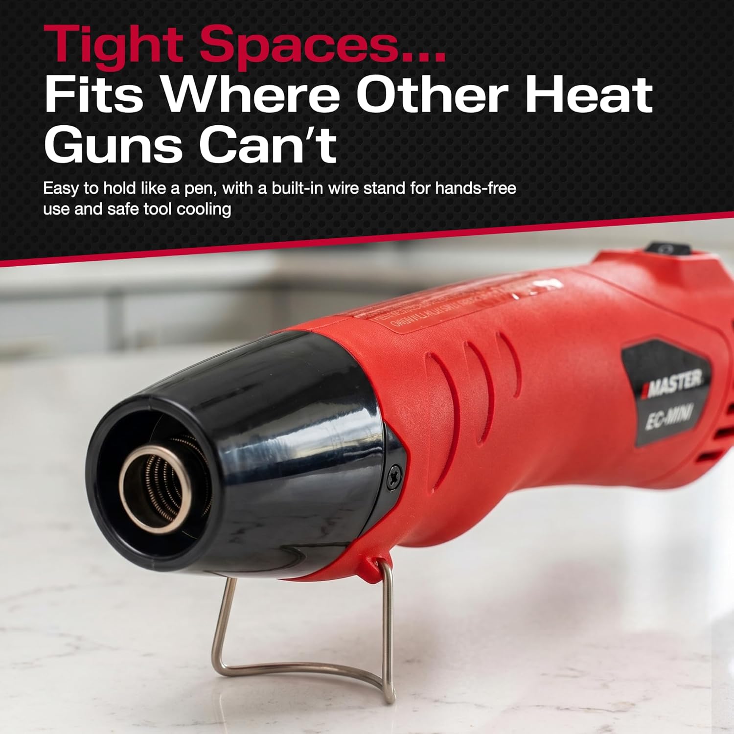 EC-MINI Heat Gun for Crafts, Shrink Wrap, Heat Shrink Tubing, Wire Connectors, Electrical Connectors, Epoxy Resin – Image 2