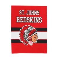 St Johns Redskins Blanket – 60 x 80, red, no
