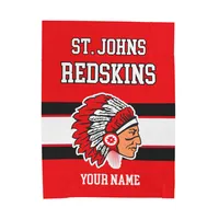 St Johns Redskins Blanket – 60 x 80, red, yes