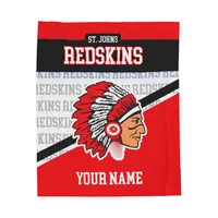 St Johns Redskins Blanket – 50 x 60, black, yes
