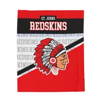 St Johns Redskins Blanket – 50 x 60, black, no
