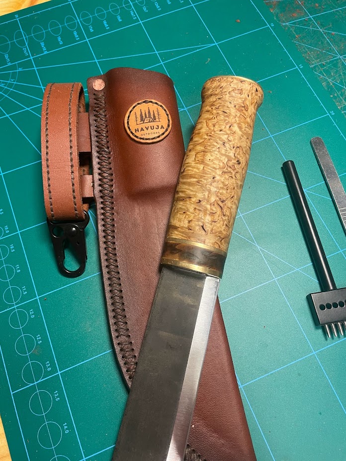 Käsintehty uniikki puukko – Kuva 5