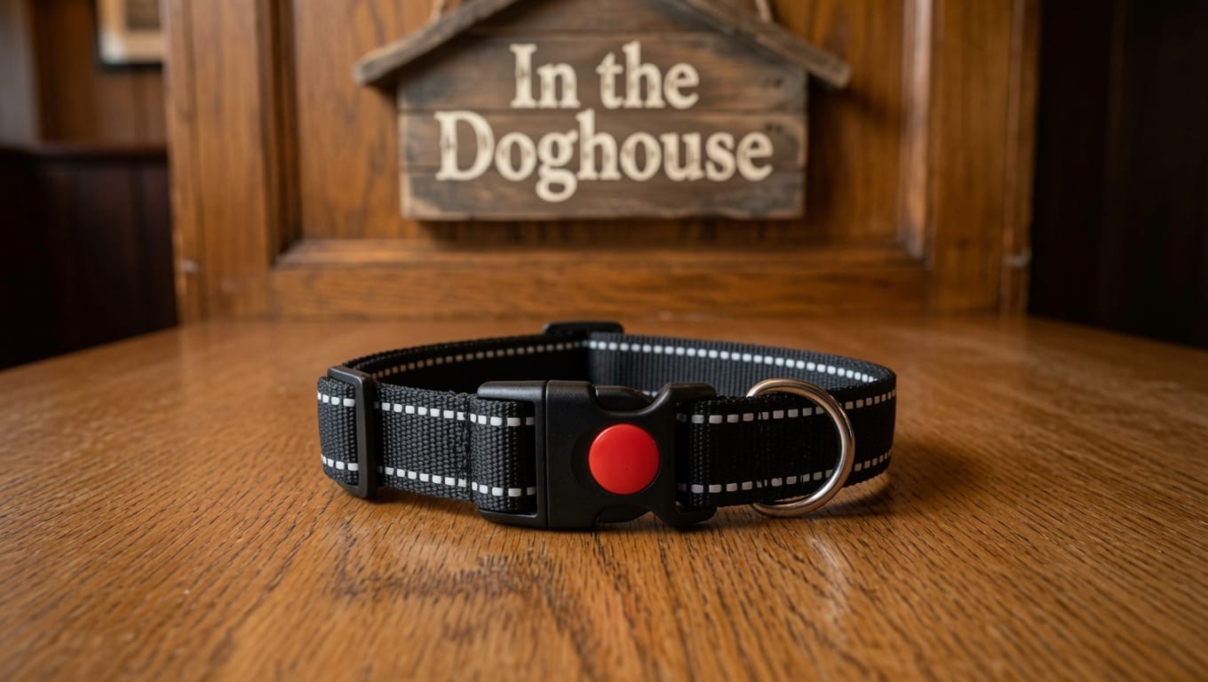 Strong Weather Resistant Dog Collar - Sm, M or L - Pink, Blue or Black – Image 3