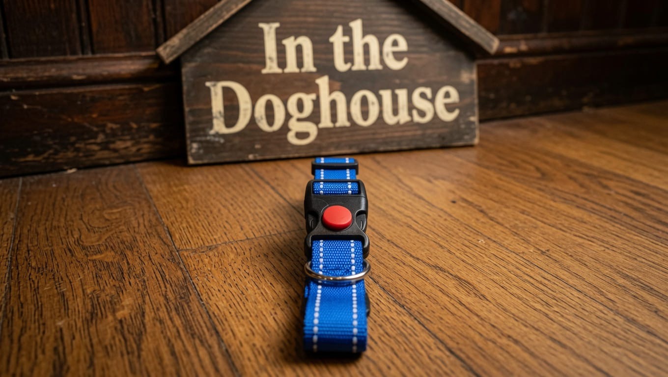 Strong Weather Resistant Dog Collar - Sm, M or L - Pink, Blue or Black – Image 2