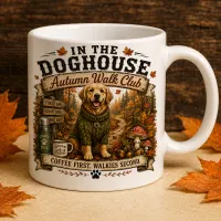 Autumn Walk Club Mug and Coaster Gift Set A Perfect Pair for Coffee and Walkies – Image 2
