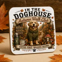 Autumn Walk Club Mug and Coaster Gift Set A Perfect Pair for Coffee and Walkies – Image 3