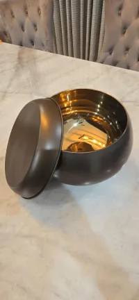 Prestige Stainless steel with Teflon Coating Alms Bowl by Lotus – Lemon Shape