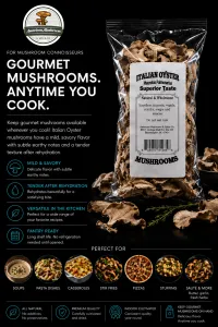 American Mushroom & Spice: Dried Italian Oyster – Image 3