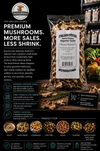 American Mushroom & Spice: Dried Italian Oyster – Image 4