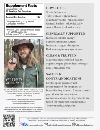 Cordyceps Mushroom Tincture: Organic Cultivated Mushroom Dual-extract for Natural Energy & Endurance Support – Image 4