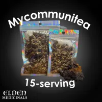 Elden Medicinals: Mycommunitea 15-Serving Mylar Bag with 1 Cotton Tea Bag – Image 1
