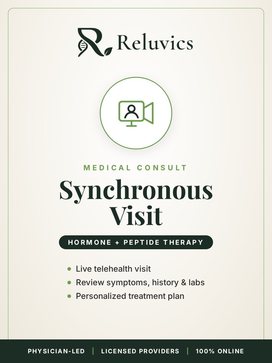 Medical Consult: Synchronous Visit (Hormones + Peptides) – Image 1