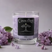 Lilac Hand-Poured Soy Candle – Image 2