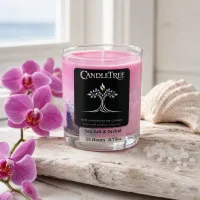 Sea Salt & Orchid Hand-Poured Soy Candle – Image 3
