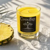 Iced Pineapple Hand-Poured Soy Candle – Image 2