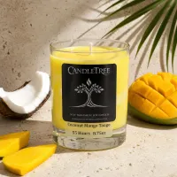Coconut Mango Tango Hand-Poured Soy Candle – Image 1