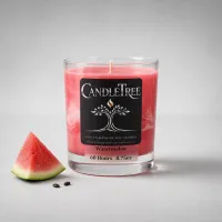 Watermelon Hand-Poured Soy Candle – Image 2