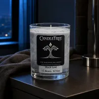Black Iced Hand-Poured Soy Candle – Image 2