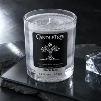 Black Iced Hand-Poured Soy Candle – Image 1