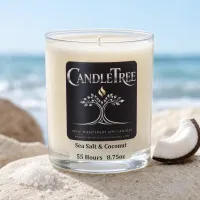 Sea Salt & Coconut Hand-Poured Soy Candle – Image 2