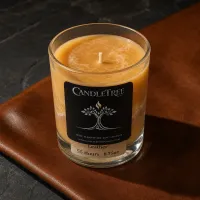 Leather Hand-Poured Soy Candle – Image 2