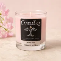Sweet Pea Hand-Poured Soy Candle – Image 3