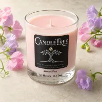 Sweet Pea Hand-Poured Soy Candle – Image 1