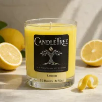 Lemon Hand-Poured Soy Candle – Image 1