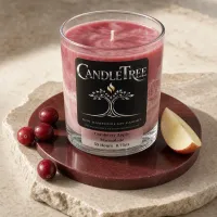 Cranberry Apple Marmalade Hand-Poured Soy Candle – Image 2