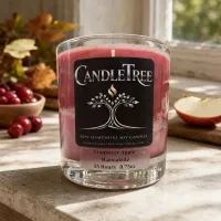 Cranberry Apple Marmalade Hand-Poured Soy Candle – Image 3