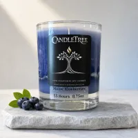 Maine Blueberries Hand-Poured Soy Candle – Image 3