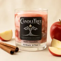 Apple Cinnamon Hand-Poured Soy Candle – Image 2