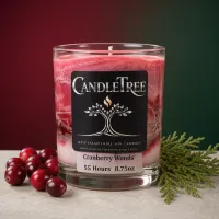 Cranberry Woods Hand-Poured Soy Candle – Image 3