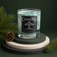 Pine Forest Hand-Poured Soy Candle – Image 3